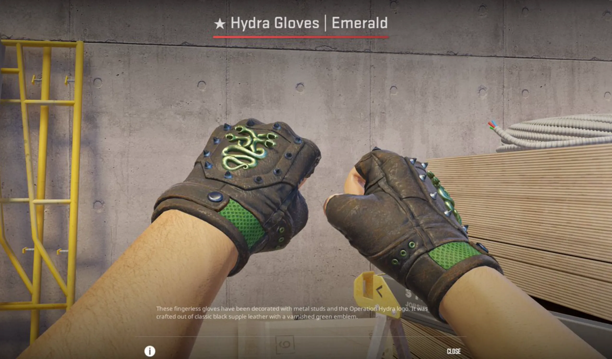 Hydra Gloves Emerald price